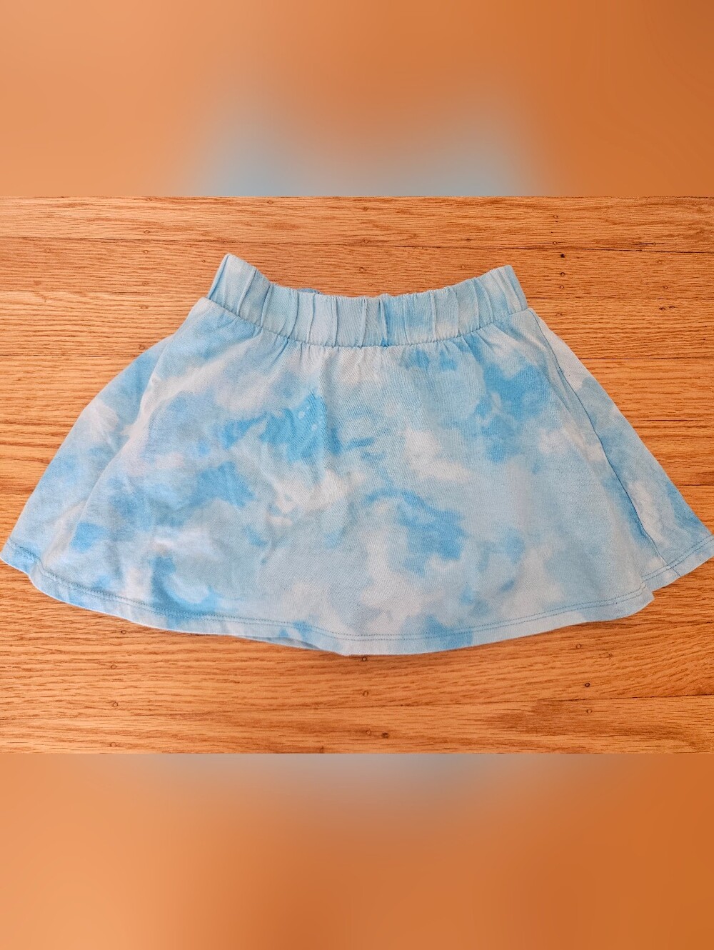 Gap Light Blue Tie-Dye Skirt w/ Shorts Size S